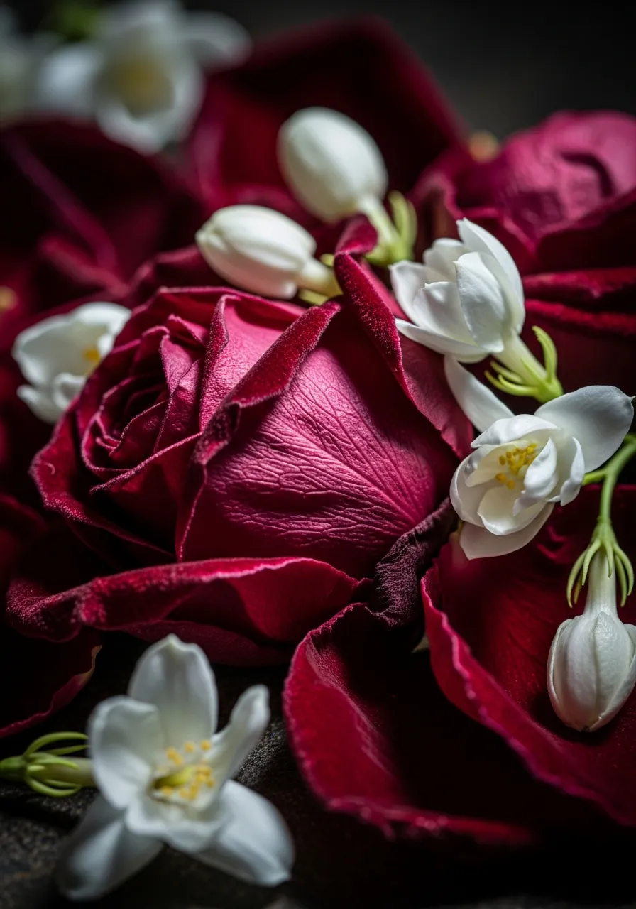 Floral fragrance category illustration